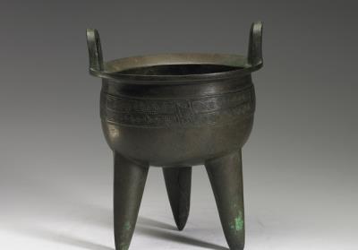 图片[2]-Ding cauldron with “mulei (eye and thunder)” pattern, late Shang dynasty, c. 13th-11th century BCE-China Archive